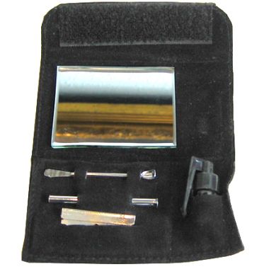 Mirror Snuff Kit (Silver)