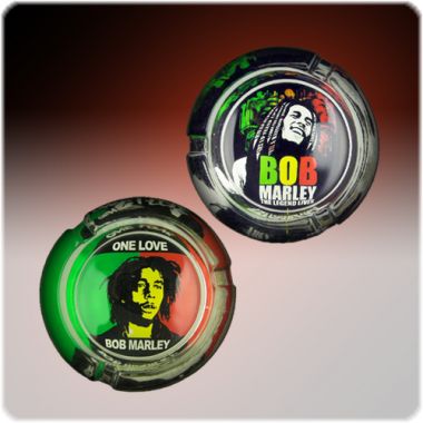 The Bob Marley Collection Glass Ashtrays